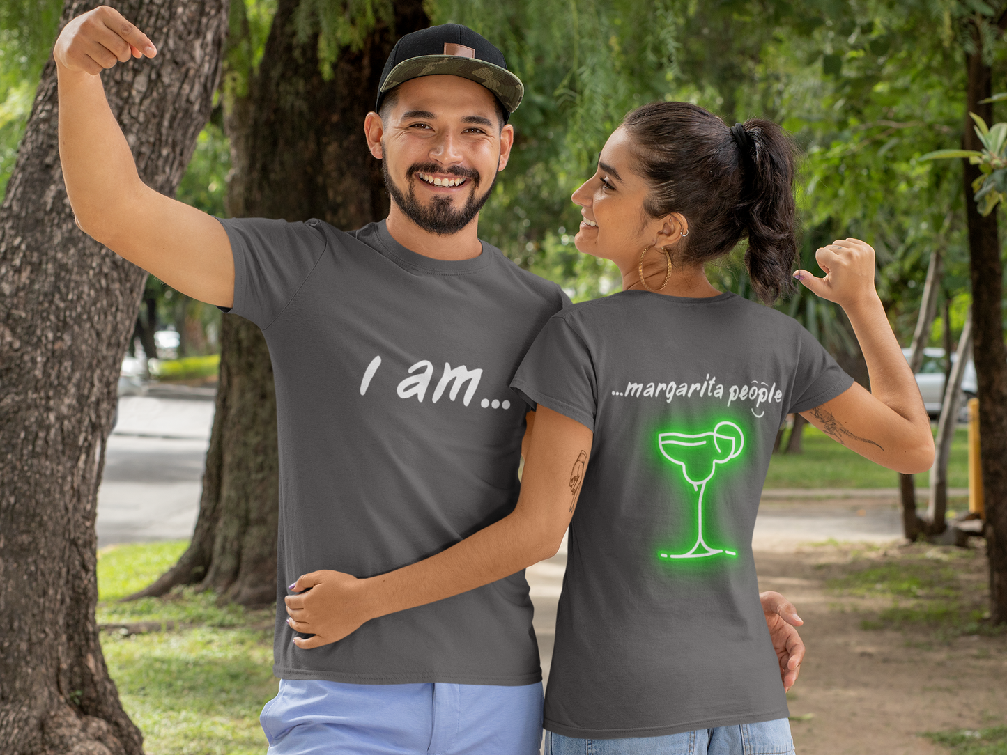 "i am...margarita people" Unisex Heavy Cotton Tee