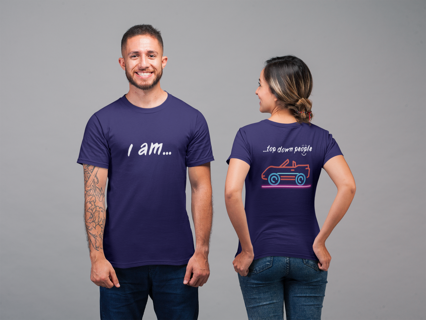 'I am...top down people' - Unisex Heavy Cotton Tee