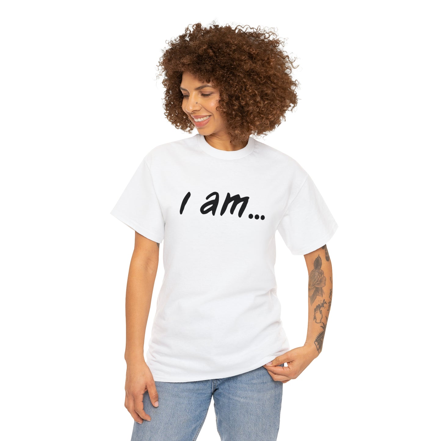 'i am...rainbow people'  -  Unisex Heavy Cotton Tee