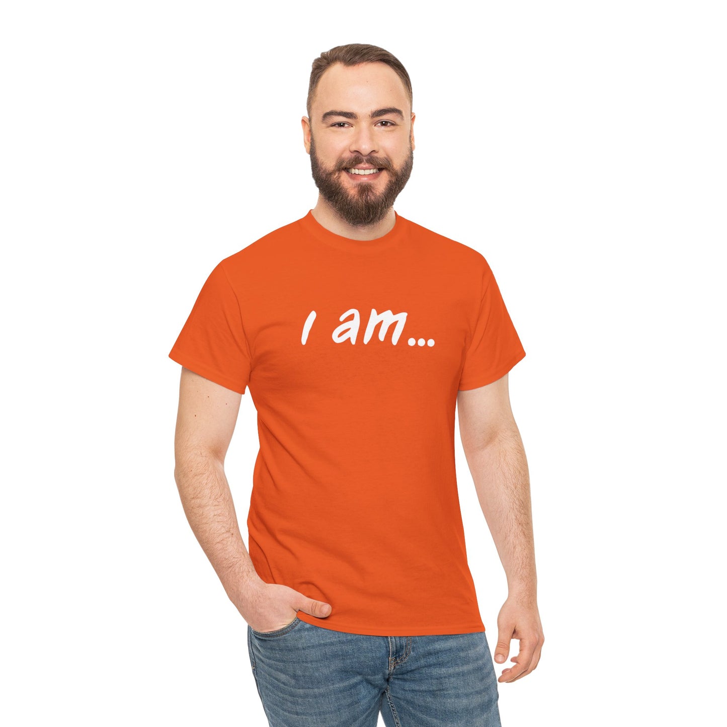 'i am...scooter people part 2"  Unisex Heavy Cotton Tee