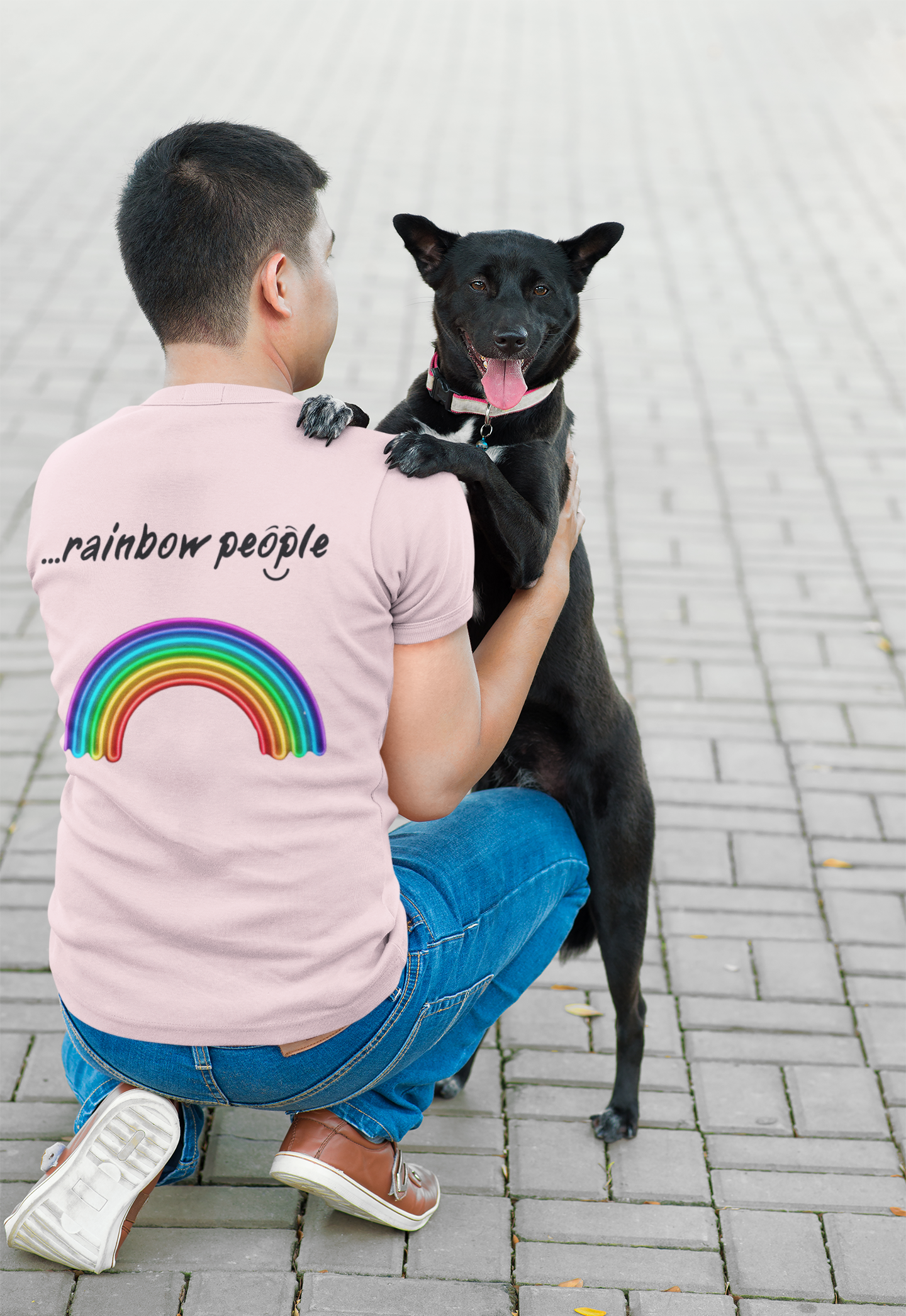 'i am...rainbow people'  -  Unisex Heavy Cotton Tee